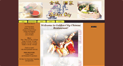 Desktop Screenshot of goldencitychineserestaurant.com